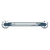 Textured Wall Grab Bar, 16"w X 1"d X 3"h Part No. B210-00 (6/case)