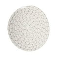 thumbnail image 1 of Injueey Woven Coaster Mug Placing Cushion Weaving Mat Craft Rope Table Coasters Thickened Cup Tableware Cotton for Home Bar Mostrada Puntos blancos/grises, 1 of 6