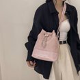 thumbnail image 4 of Bolso Hobo Elegante para Mujer Tipo Cubo Con Cordón PU Fiesta Y, 4 of 9
