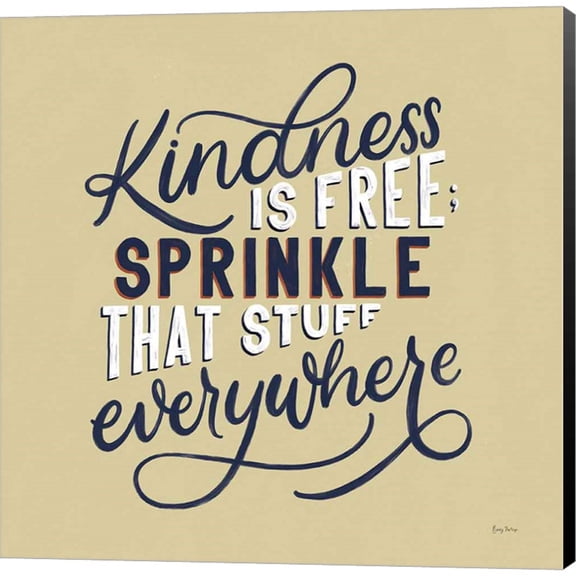 Great Art Now Everyday Sentiment IV by Becky Thorns, Canvas Wall Art, 12W x 12H