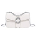 thumbnail image 3 of Bolso Hombro Mujer PU Solapa para Viajes Al Aire Libre () Rosa, 3 of 8