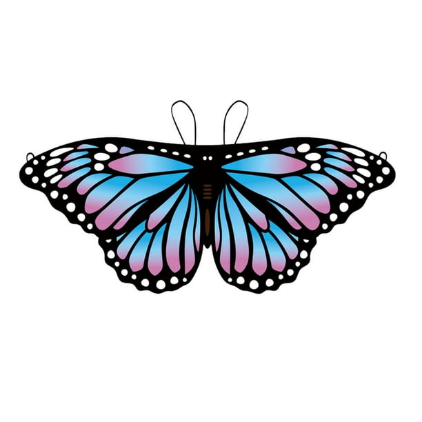 ButterflyBack Hanging ButterflyDecorative BalloonsKids Toy ButterflyCloak Garden Flag Decoration