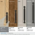 thumbnail image 3 of Amerock Coble 3 inch (76mm) Center-to-Center Oil-Rubbed Bronze Cabinet Pull, 3 of 6