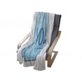 thumbnail image 4 of YOLO Soft Flannel Fleece Throw Blanket, Abbreviation of Popular Contemporary Slogan on a Memo Post Theme, Cozy Plush for Indoor and Outdoor Use, 60" x 80", Grey Blue and Pale Blue, by Ambesonne, 4 of 6