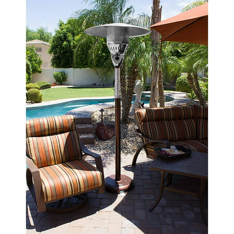 Hiland NG-HB 41,000 BTU Freestanding Natural Gas Patio Heater