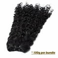 thumbnail image 3 of Benehair 100% Virgin Human Hair Extensions Brazilian Hair Weave Weft 1-3 Bundles Thick Water Wave Wavy Black Women 100g 14"-24", 3 of 11