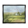 thumbnail image 2 of Stupell Industries Distant White Barn Vast Rural Farmland Fields Painting Luster Gray Floating Framed Canvas Print Wall Art, Design by White Ladder, 2 of 5