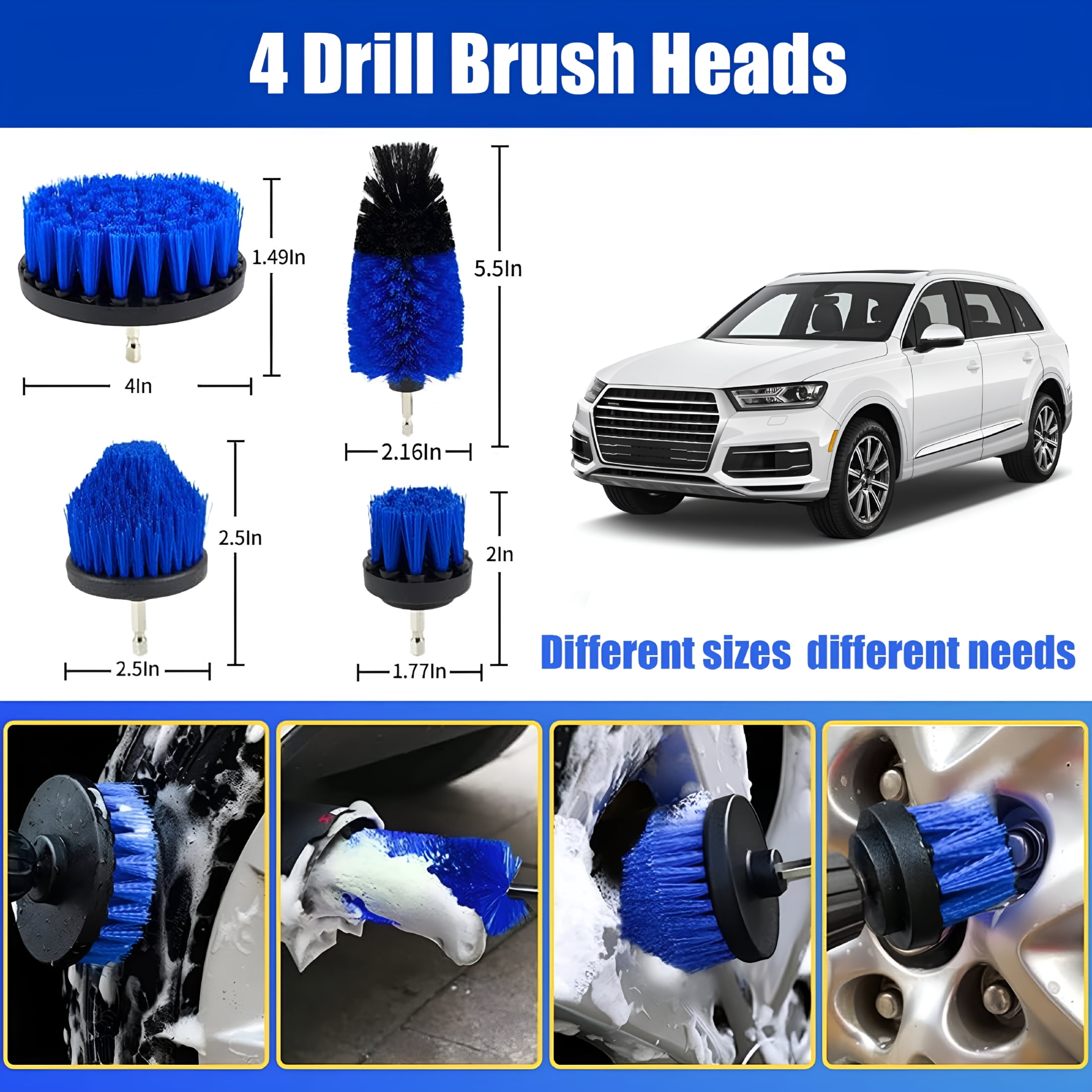 ACDANC 2026 New 27Pcs Car Detailing Kit Interior Cleaner,Detailing Brushes Car Cleaning Kit for Wheel,Dashboard,Air Vent Car Cleaning Kit