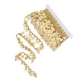 thumbnail image 3 of DIY Trim Decoration,Gold Leaf Garland 10 Metal Leaf Ribbon Trim Gold Leaf Trim Ribbons True to Its Promise, 3 of 14