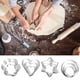 thumbnail image 5 of Juego de 12 cortadores de galletas pequeños de acero inoxidable para pasteles, verduras y frutas con forma de corazón, flor y estrella, 5 of 5