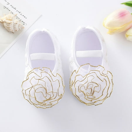 

Baby shoes Toddler Baby Princess Shoes Cute Flowers Sandals Walking Shoes Girls Bowknot Sneaker Newborn Flats Fragarn
