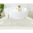 thumbnail image 2 of Better Trends 20" x 60" Bathroom Runner Mat, 100% Cotton, Crochet Bath Mat, Absorbent, Reversible, Machine Washable for Bathroom, Tub & Shower Use Ivory - Lilly Crochet Collection, 2 of 6