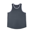 thumbnail image 2 of pstuiky Camisetas sin mangas para hombre, Camiseta deportiva de tirantes con cuello redondo, transpirable, informal, de color liso, para hombre Camisas de hombre l, 2 of 5