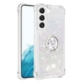 thumbnail image 4 of CCSmaller Glitter Clear Sparkly Bling Case for Samsung Galaxy S23 Plus (Not S23), Flowing Liquid Quicksand Cover with Diamond Ring Holder Case for Samsung Galaxy S23+ Plus LSZ Colorful, 4 of 8