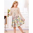 thumbnail image 4 of Aideaone Girls Casual Adjustable Strap Sleveless Dress Cardigan Set Size 5-12Y, 4 of 7