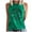Green, variant on Baseball Mom Tank Tops for Women Baseball Love Graphic Sleeveless T Shirts Summer Casual Loose Fit Blouses (L, White)