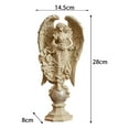 thumbnail image 3 of Figura de ángel de resina 3D, escultura de ángel, estatua artística, decoración para interiores y exteriores Beige, 3 of 8