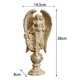 thumbnail image 3 of Figura de ala de ángel, estatua de ángel moderna, artesanías para sala de estar, dormitorio, oficina en casa Beige, 3 of 8