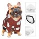 thumbnail image 3 of Balery Maroon And White Polka Dot Sudadera con Capucha para Perros Pequeños – Ropa para Mascotas, Disfraz para Perros y Gatos, Ideal para Fiestas y Cosplay-X-Large, 3 of 7