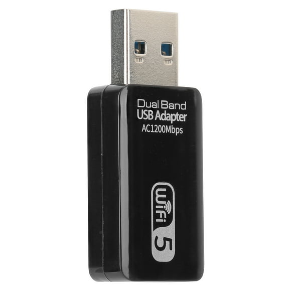 Dual Band Usb Adapter Wifi5 Usb Adapter Ac1200mbps Adapter Usb3.0 Wifi Adapter Computer Accessories Dual Band USB Adapter WIFI5 AC1200Mbps 2.4GHz 5.8GHz Wireless Card USB3.0