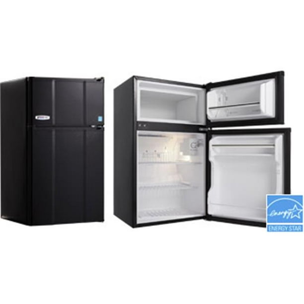 MicroFridge Refrigerator & True Freezer Combo Appliance, Black 3.1 cu