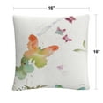 thumbnail image 2 of Butterfly Expression' Abstract Modern By Sheila Golden 16 X 16 Decorative Throw Pillow, 2 of 4