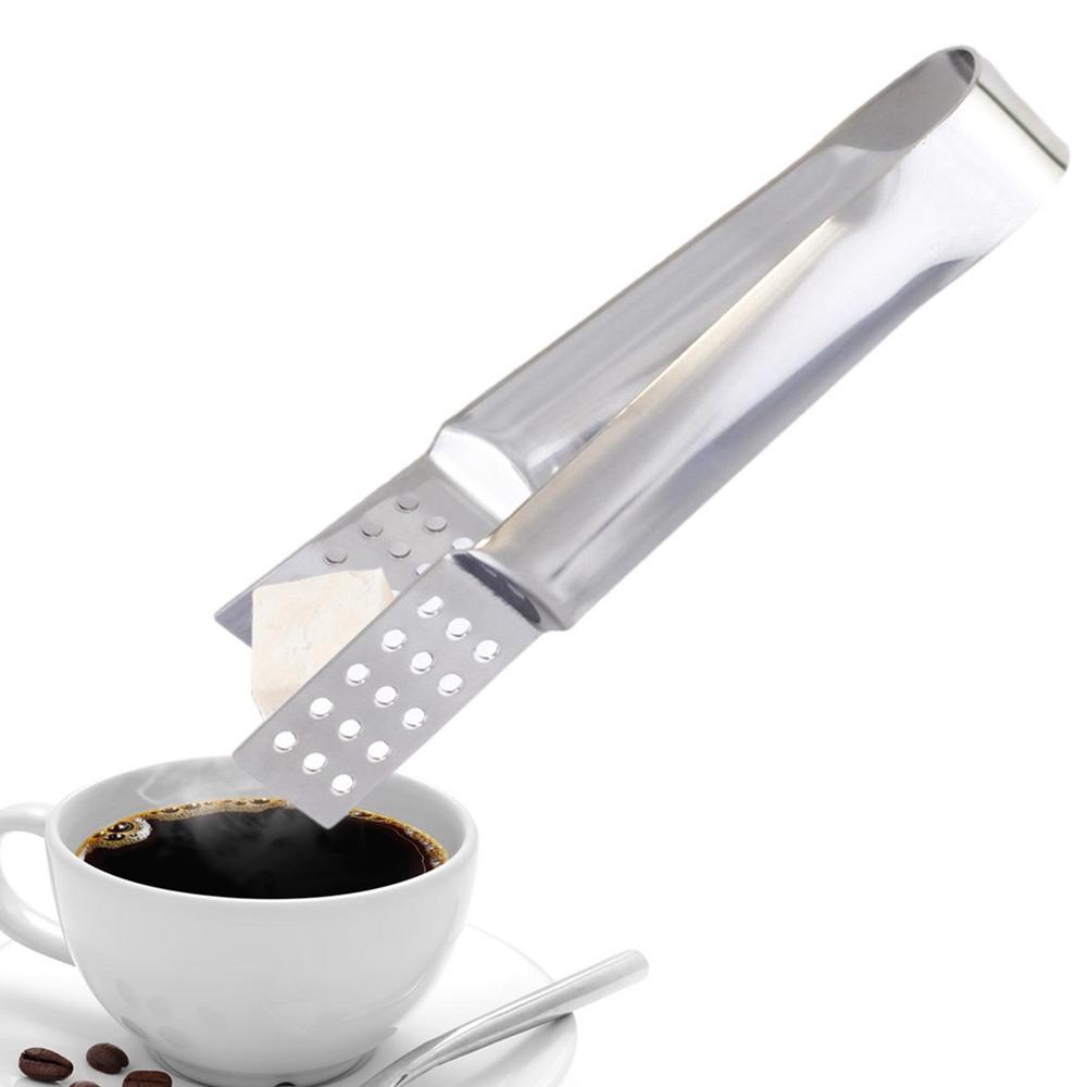 Tohuu Tea Bag Clips Stainless Steel Tea Bag Tongs Tea Bag Strainer Clip