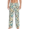 thumbnail image 2 of Kdxio Fathers day Print Men's Sleep Pajama Pant Lounge Pants with Pockets, 2 of 8