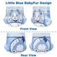 thumbnail image 2 of Pañal con parte trasera de tela estampada para adultos Littleforbig Little Blue, 2 of 6