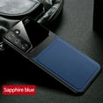 thumbnail image 1 of ROBINSON Leather case back cover Protective Cover Phone Case Glass Back Shell For Samsung Galaxy S22 Plus (Blue), 1 of 8