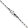thumbnail image 3 of Auriga Fine Jewelry 14K White Gold 1.1 mm Box Chain Necklace for Women 28", 3 of 7