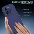 thumbnail image 6 of Case for iPhone 14 Pro Max Case,Wave Curly Frame Design,Soft Flexible TPU,Cute Wavy Solid Color Aesthetic Flashion Phone Case Shockproof Protective Case Cover 6.7" - Dark Purple, 6 of 14