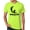 Neon Yellow, variant on Manu Bay Surf Company BLACK WAVE Mens High Visibility Surfing T-shirt, Large Neon Yellow