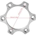 thumbnail image 4 of Bike Freewheel Threaded Hubs, 10pcs Bicycle Freewheel Threaded Hubs Disk Disc Brake Rotor 6 Bolt Rotor Adapter Replacement Part, 4 of 5