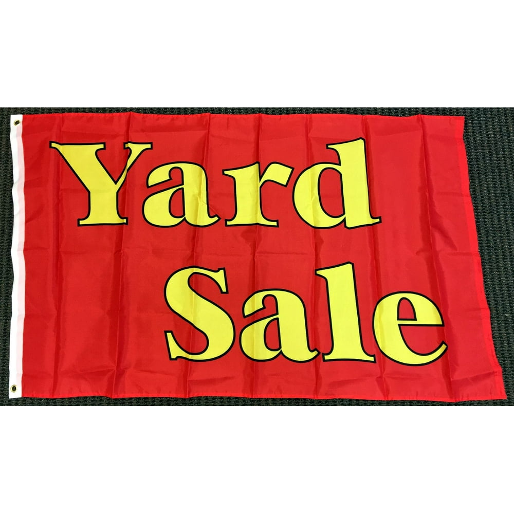 3X5 Yard Sale Red and Yellow Flag Outdoor Business Sales Advertising