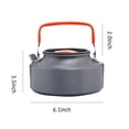 thumbnail image 3 of Tetera para exteriores Naiovety 1.1L aluminio antiescaldado lavable reutilizable, 3 of 6
