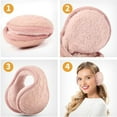 thumbnail image 4 of Wancir Unisex Foldable Ear Warmers Polar Fleece/kints Winter EarMuffs, 4 of 4