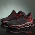 thumbnail image 5 of Men's Lace-Up Knit Breathable Blade Athletic Sneakers, 5 of 7