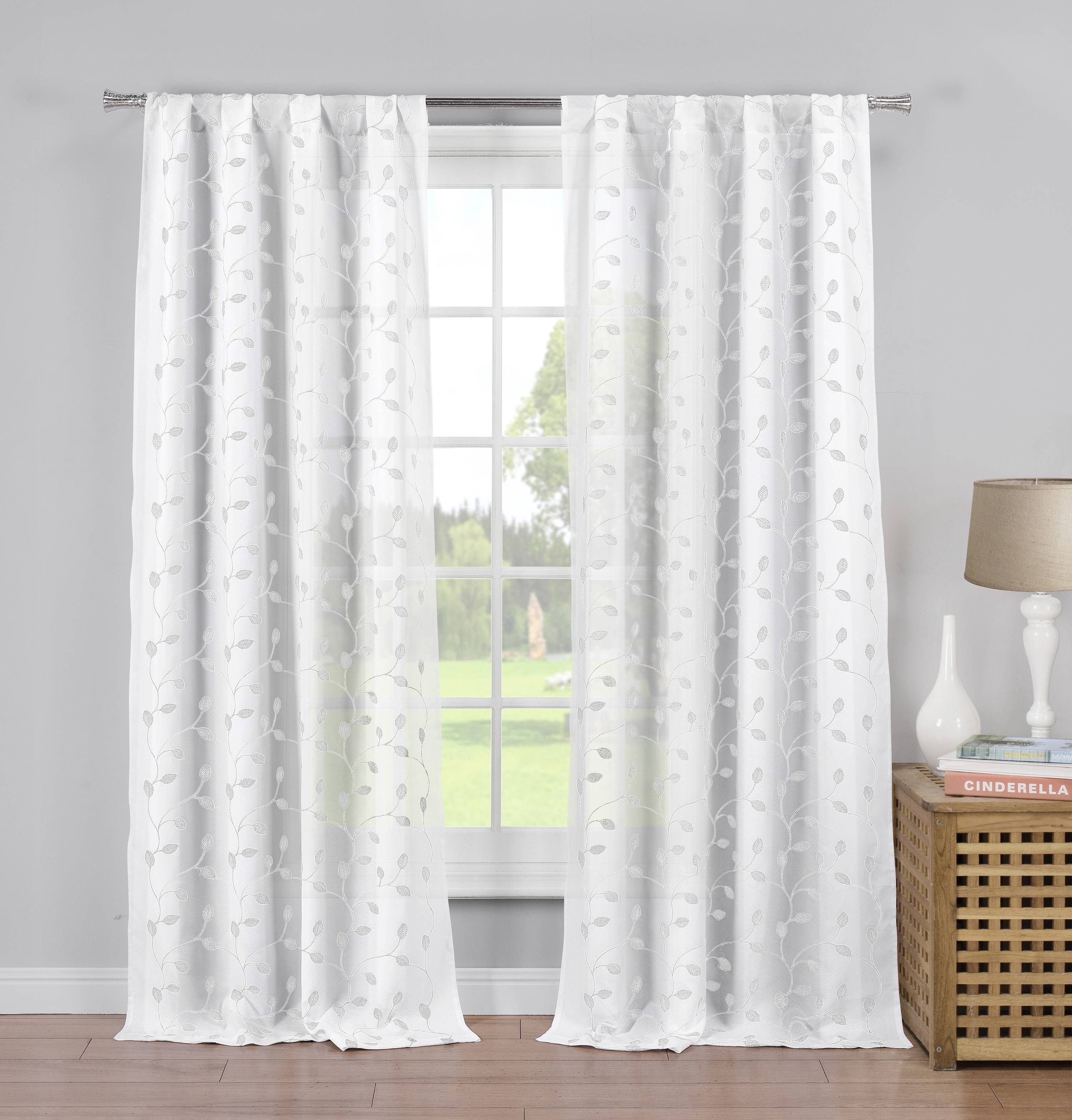 Kira Tab Top Tie Up Window Curtain