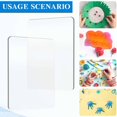 thumbnail image 3 of 8 Pcs Clear Acrylic Cutting Pads, Clear Cutting Plate Acrylic Cutting Pads for Embossing Crafting, 3 of 6
