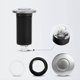 thumbnail image 5 of Air Activated Switch Button with Air Hose, Sink Top Stainless Steel Brushed Push, 5 of 5