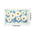 thumbnail image 2 of Hiroekza Floral Bathroom Rugs Non Slip Washable Bath Mat 40x60cm - Super Soft, Quick Dry, Anti Mold, Cloud Comfort for Bathroom Floor, Tub and Shower, 2 of 6