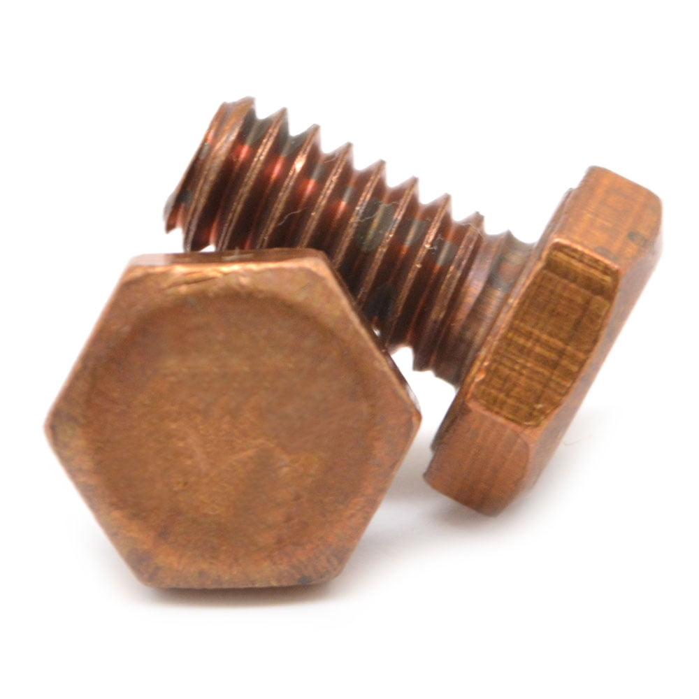 3/816 x 3/4 Coarse Thread Hex Cap Screw (Bolt) Silicon Bronze Pk 100