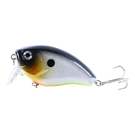 6CM/17G Fishing Lure Simulated 3D Fisheyes Long Tongue Bright Color Sharp Hook Fish Attraction Universal Topwater Crank Artificial Hard Bait Fishing Gear