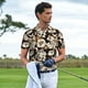thumbnail image 3 of Fotbe Retro Hydrangeas Camiseta Polo de Golf para Hombre con Estampado – Camisa Deportiva Transpirable con Cuello Abotonado-Medium, 3 of 6
