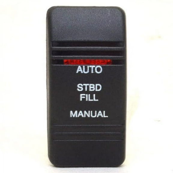 Carling Boat Rocker Switch Plate | Stbd Fill Auto / Manual Actuator
