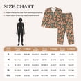 thumbnail image 4 of Honeii Squirrel And Nuts print Women's Pajama Sets Long Sleeve Button Down Sleepwear Nightwear Soft Pjs Lounge Sets-Medium, 4 of 7