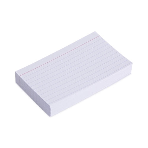 Ruled Index Cards, 3 X 5, White, 100/pack | Bundle of 10 Packs