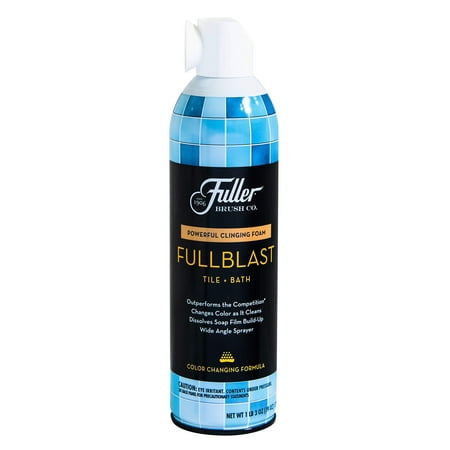 Fuller Brush FullBlast Tile & Bath Foam Bathroom Cleaner Spray â?? Powerful Multi Purpose Cleaning Solution for Shower Bathtubs Toilets & Kitchen
