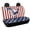 American Eagle Flag, variant on Uourmeti Car Back Seat Covers for Auto Interior Automotive, Cute Panda 2 Pack Car Rear Seat Protectors Protects Against Pet Hair Easy to Install